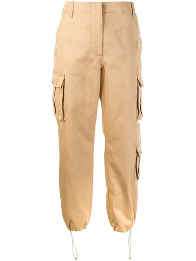 OFF-WHITE TAILORED CARGO TROUSERS - 大地色