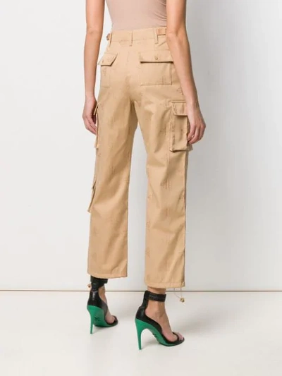 OFF-WHITE TAILORED CARGO TROUSERS - 大地色