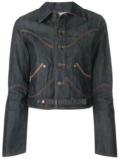 Pre-owned Jean Paul Gaultier Vintage Denim Jacket In Blue