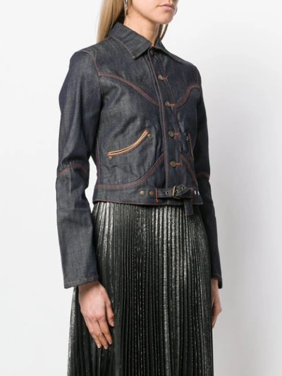 Pre-owned Jean Paul Gaultier Vintage Denim Jacket In Blue