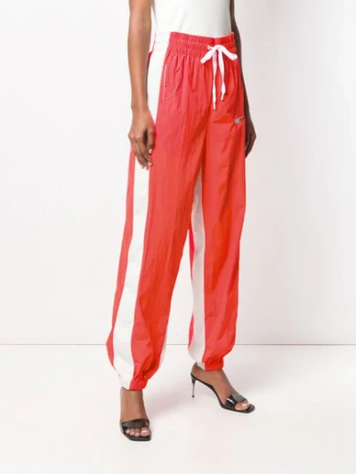 T BY ALEXANDER WANG TAPERED TRACK TROUSERS - 橘色