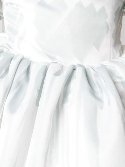 MOSCHINO BRUSHSTROKE DUCHESS WEDDING DRESS - 白色