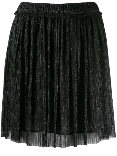 Shop Isabel Marant Étoile Pleated Skirt In Black