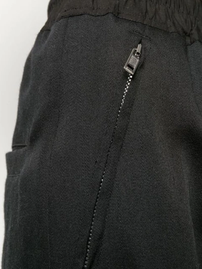 Shop Rick Owens Tapered Trousers In 09 Black