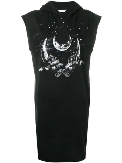 Shop Givenchy Printed T-shirt Dress In Black