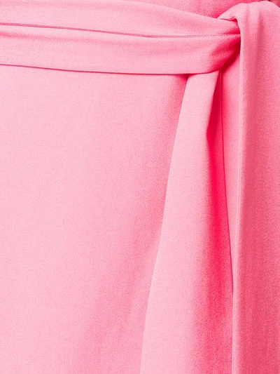 Shop Layeur Tie Waist Blouse In Pink