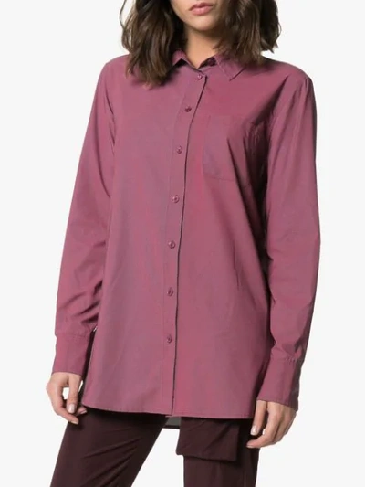 Shop Sies Marjan Iridescent Shirt In Purple