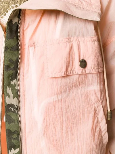 Shop Mr & Mrs Italy Waterproof Zipped Jacket In Pink