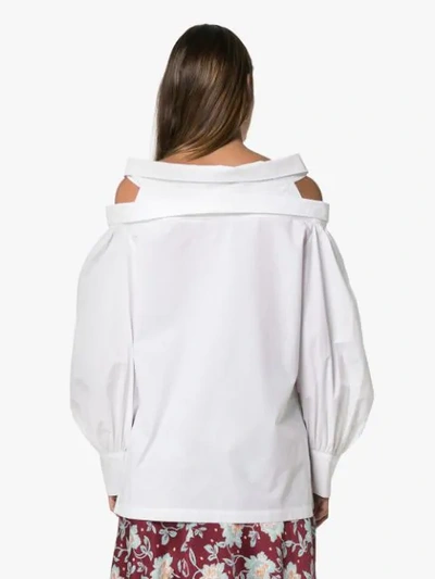 Shop Silvia Tcherassi Aida Shirt In White