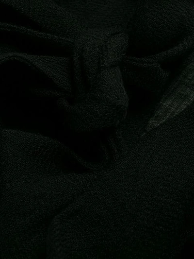 Shop Lisa Marie Fernandez Cropped Tie-front Blouse - Black