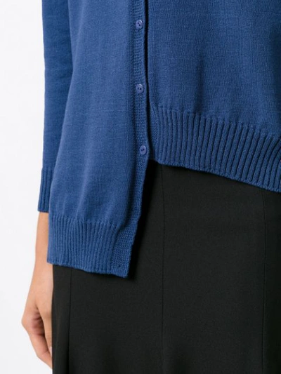 Shop Mara Mac Knit Cardigan In Blue