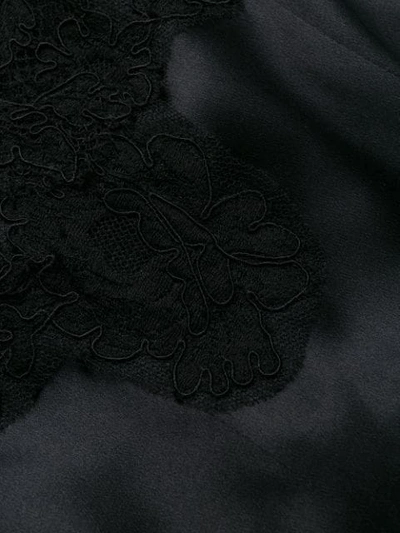 Shop Dolce & Gabbana Minikleid Mit Spitze In Black
