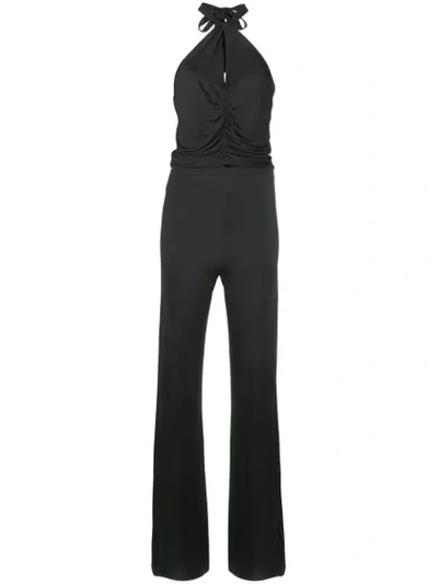 Shop Pinko Giuseppina Fitted Jumpsuit In Black