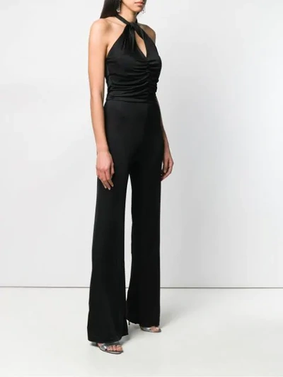 Shop Pinko Giuseppina Fitted Jumpsuit In Black