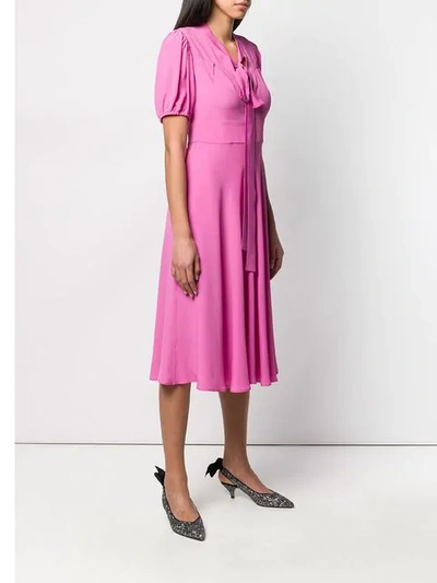 Shop N°21 Empire Line Tea Dress In Pink