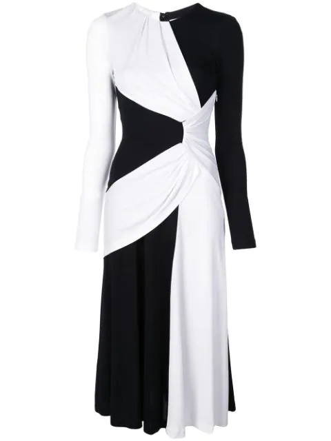 prabal gurung black and white dress
