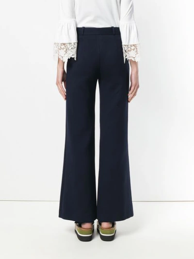 Shop See By Chloé Flared High In Blue