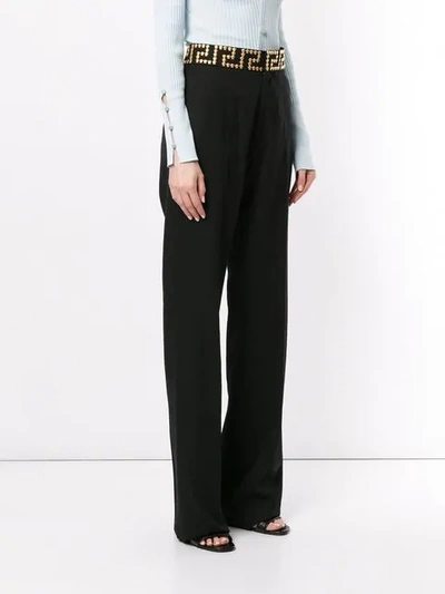 Pre-owned Versace Gianni  Long Pants In Black