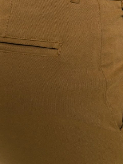 Shop Fabiana Filippi Chino Trousers In Brown