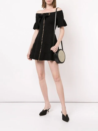 Shop Alice Mccall Don't Forget About Me Mini Dress In Black