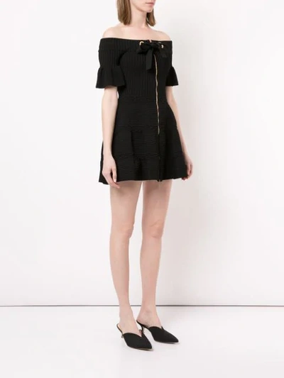 Shop Alice Mccall Don't Forget About Me Mini Dress In Black