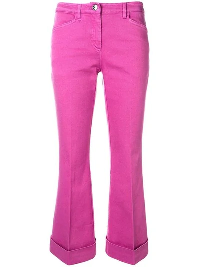 Shop N°21 Ausgestellte Cropped-jeans In 4693 Pink