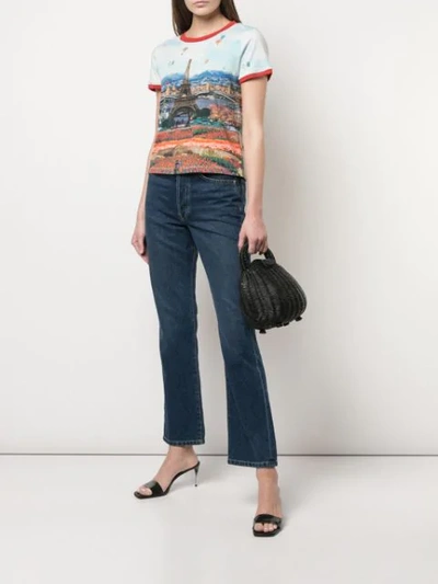 Shop Alice And Olivia Rylyn T-shirt In Multicolour