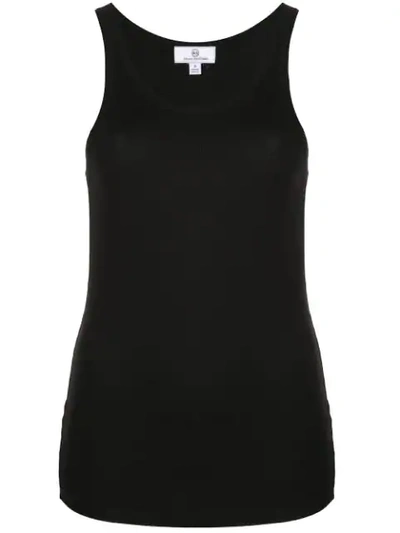 Shop Ag Fitted Tank Top In Black