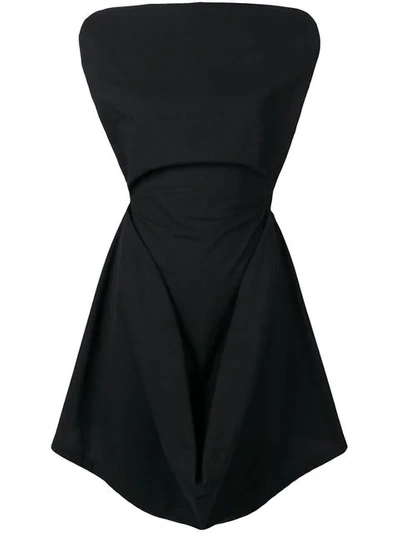 Shop Mm6 Maison Margiela Sleeveless Mini Dress In Black