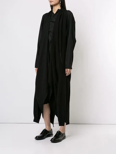 Shop Aganovich Asymmetrisches Kleid In Black