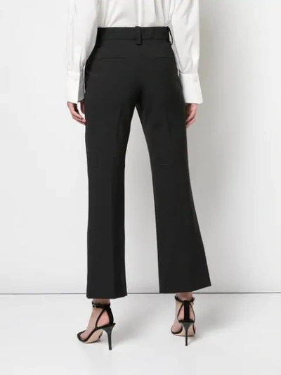 BRUNELLO CUCINELLI HIGH-WAISTED PLEATED TROUSERS - 黑色