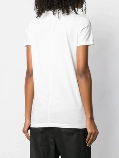Shop Rick Owens Drkshdw Cage Print T In White