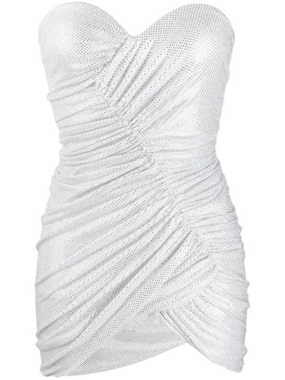 Shop Alexandre Vauthier Evening Dress In White