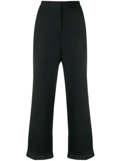 Shop Stella Mccartney Classic Cropped Trousers In Black