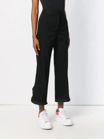 Shop Stella Mccartney Classic Cropped Trousers In Black