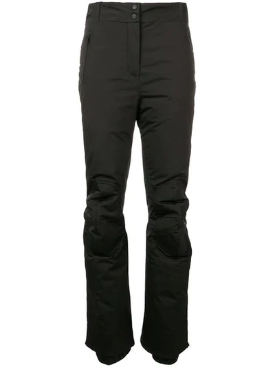 Shop Fendi High Rise Padded Ski Trousers In Black