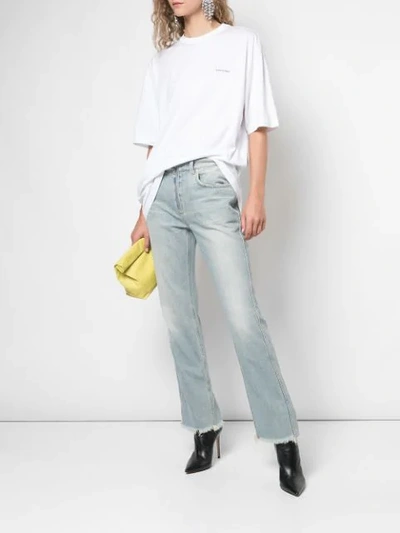 Shop Givenchy Straight Jeans In 452 Light Blue