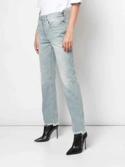 Shop Givenchy Straight Jeans In 452 Light Blue