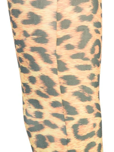 Shop Richard Quinn Strumpfhose Mit Leoparden-print In Leopard Print