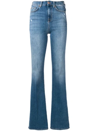 Shop 7 For All Mankind Lisha Slim Illusion Figaro Jeans In Blue