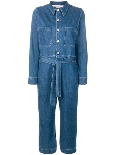 Shop Stella Mccartney Denim Jumpsuit In Blue