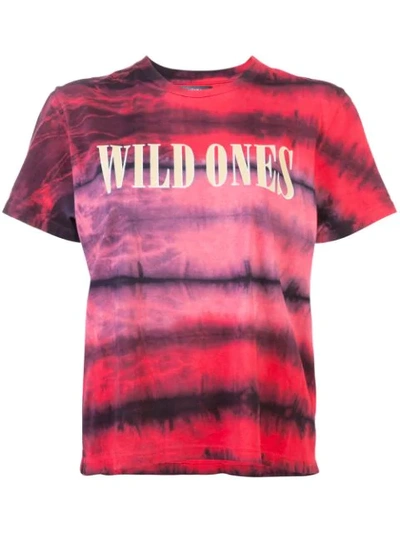 Shop Amiri Wild Ones T-shirt In Red