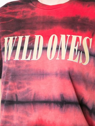 Shop Amiri Wild Ones T-shirt In Red