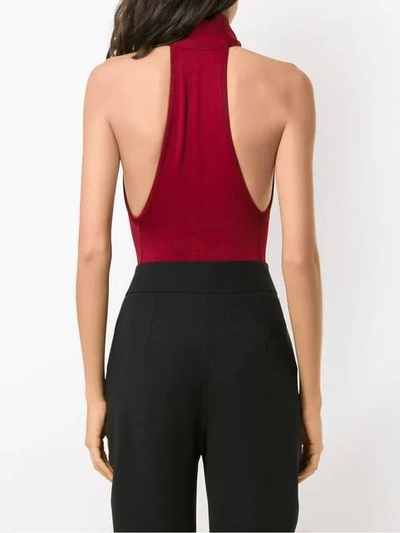 Shop Egrey Knit Bodysuit - Red