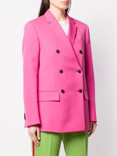 Shop Calvin Klein 205w39nyc Structured Blazer - Pink
