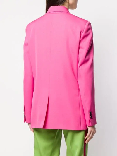 Shop Calvin Klein 205w39nyc Structured Blazer - Pink