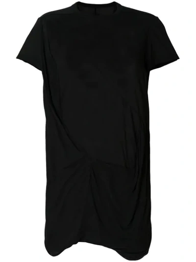 Shop Rick Owens Drkshdw Draped T-shirt - Black