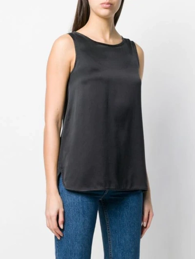 Shop Antonelli Plain Tank Top In Black