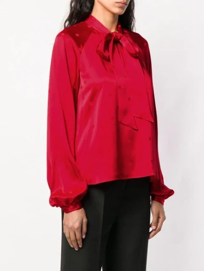 Shop Temperley London Betty Blouse - Red