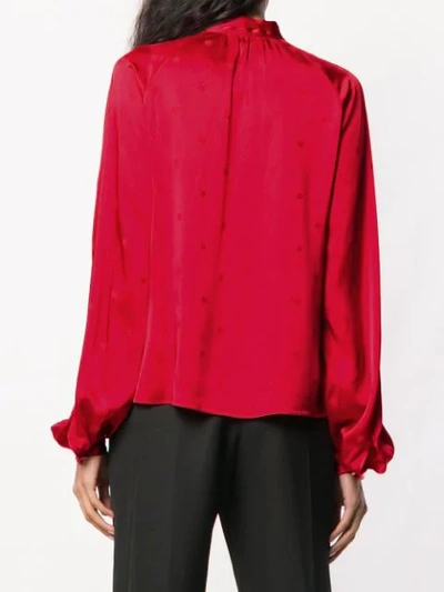 Shop Temperley London Betty Blouse - Red